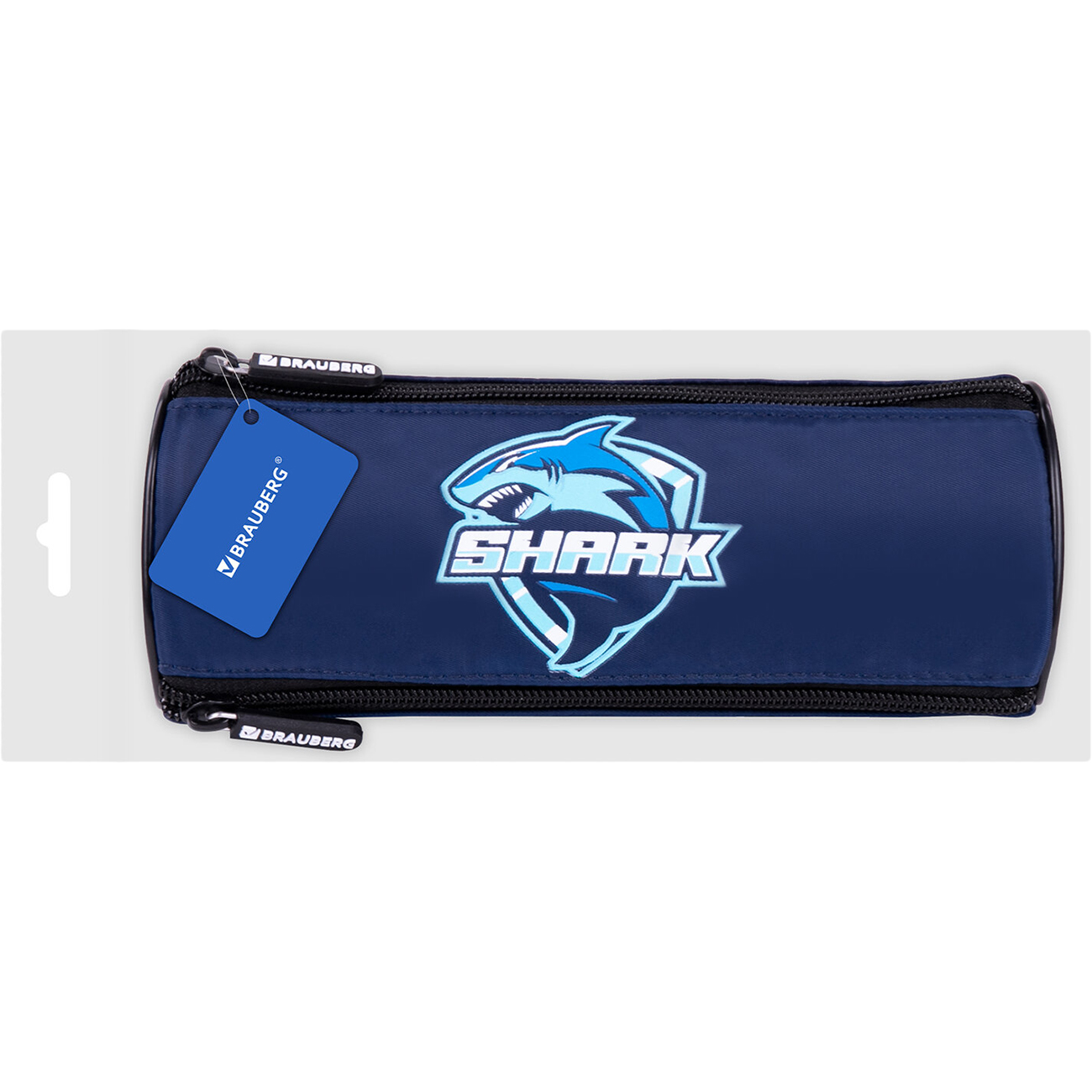 Пенал Brauberg Акула 21x7x7см