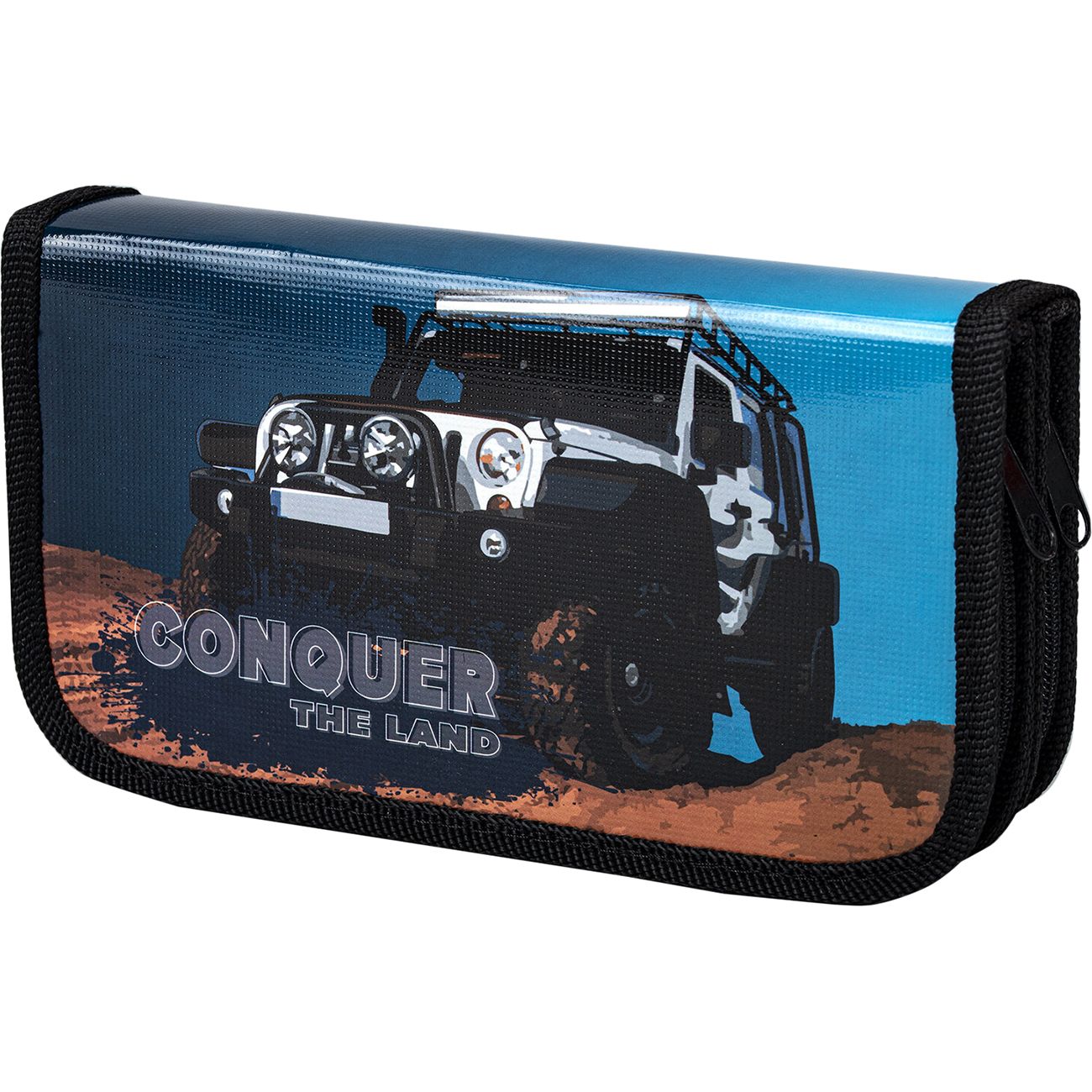 Пенал Пифагор Джип 19х11см