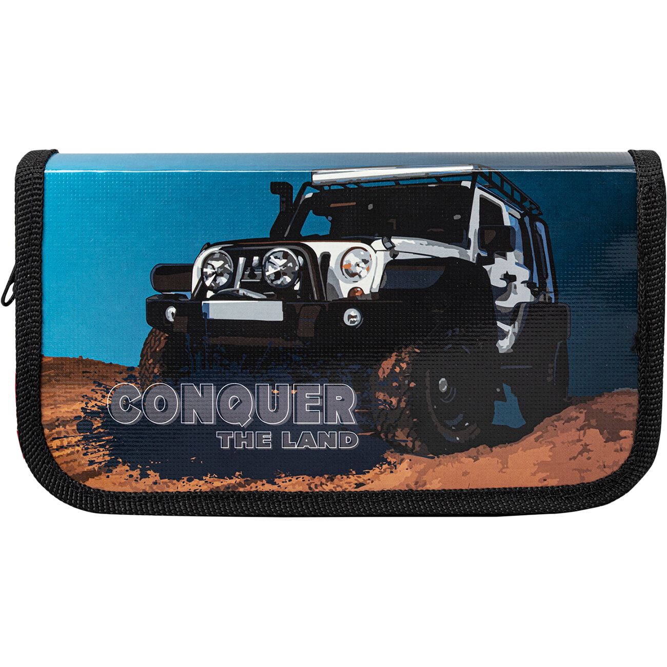 Пенал Пифагор Джип 19х11см