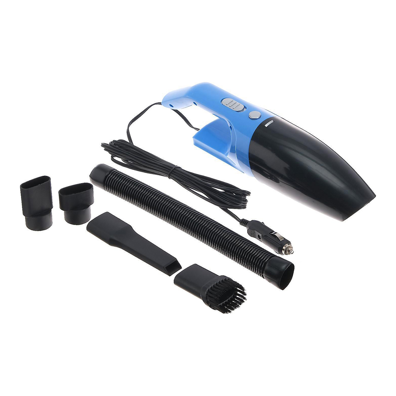 Пылесос автомобильный Cartage 5 насадок, 100 Вт, 12 В, синий (5179742)