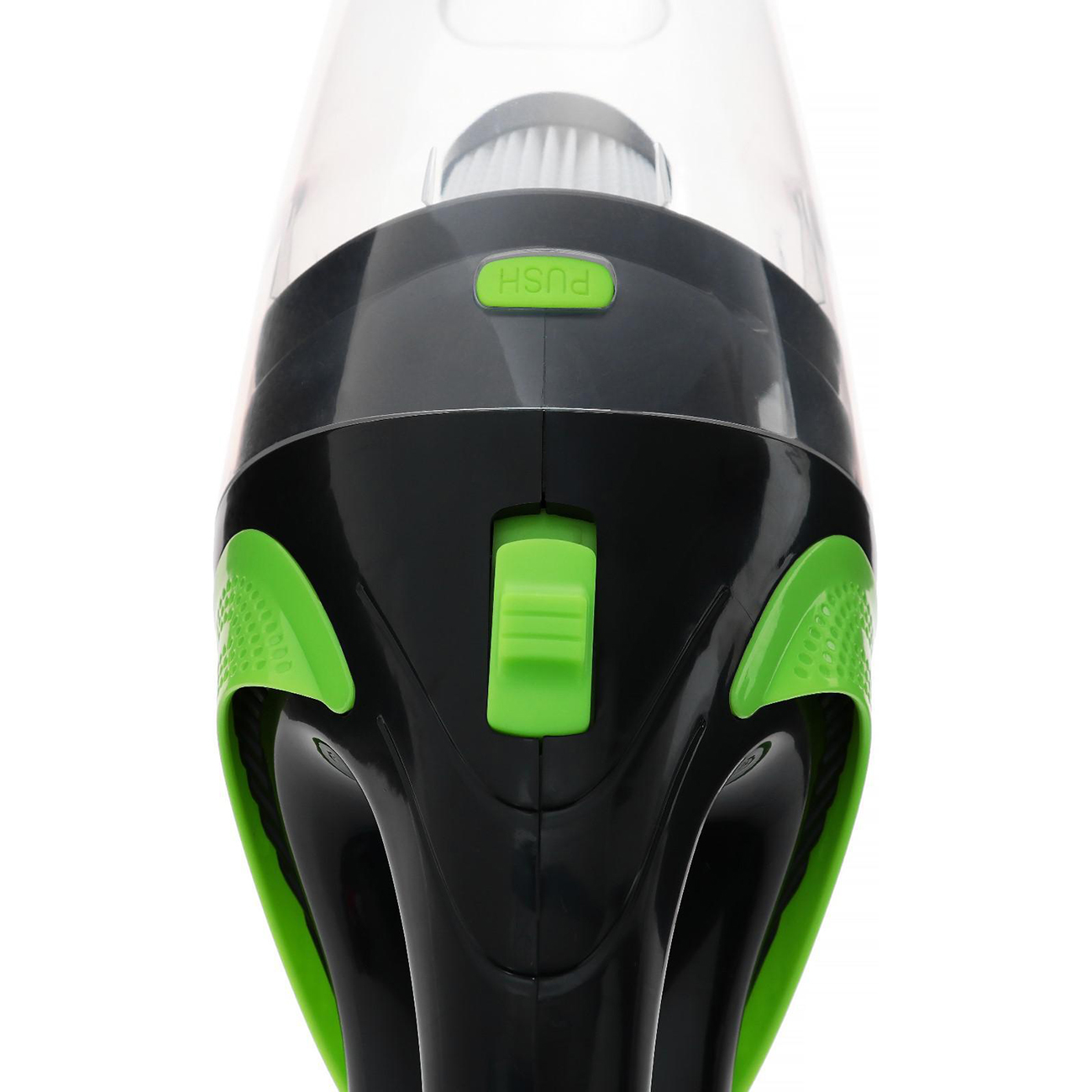 Пылесос автомобильный Cartage 3 насадки, черно-зеленый (5377457)