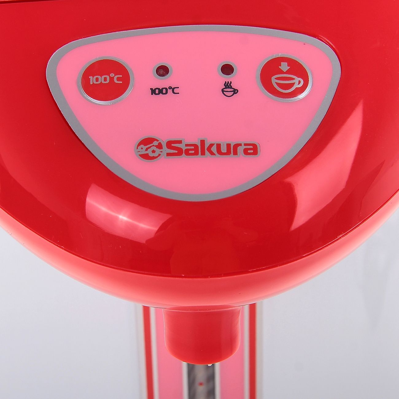 Термопот Sakura SA-353WR 3,5л белый/ красный
