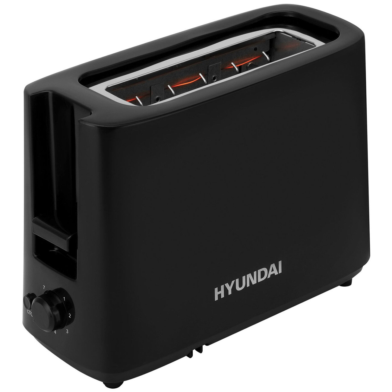 Тостер Hyundai HYT-8007, черный фото