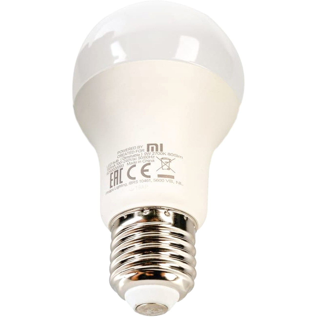 Умная лампочка Philips Wi-Fi bulb E27 White (MUE4088RT)