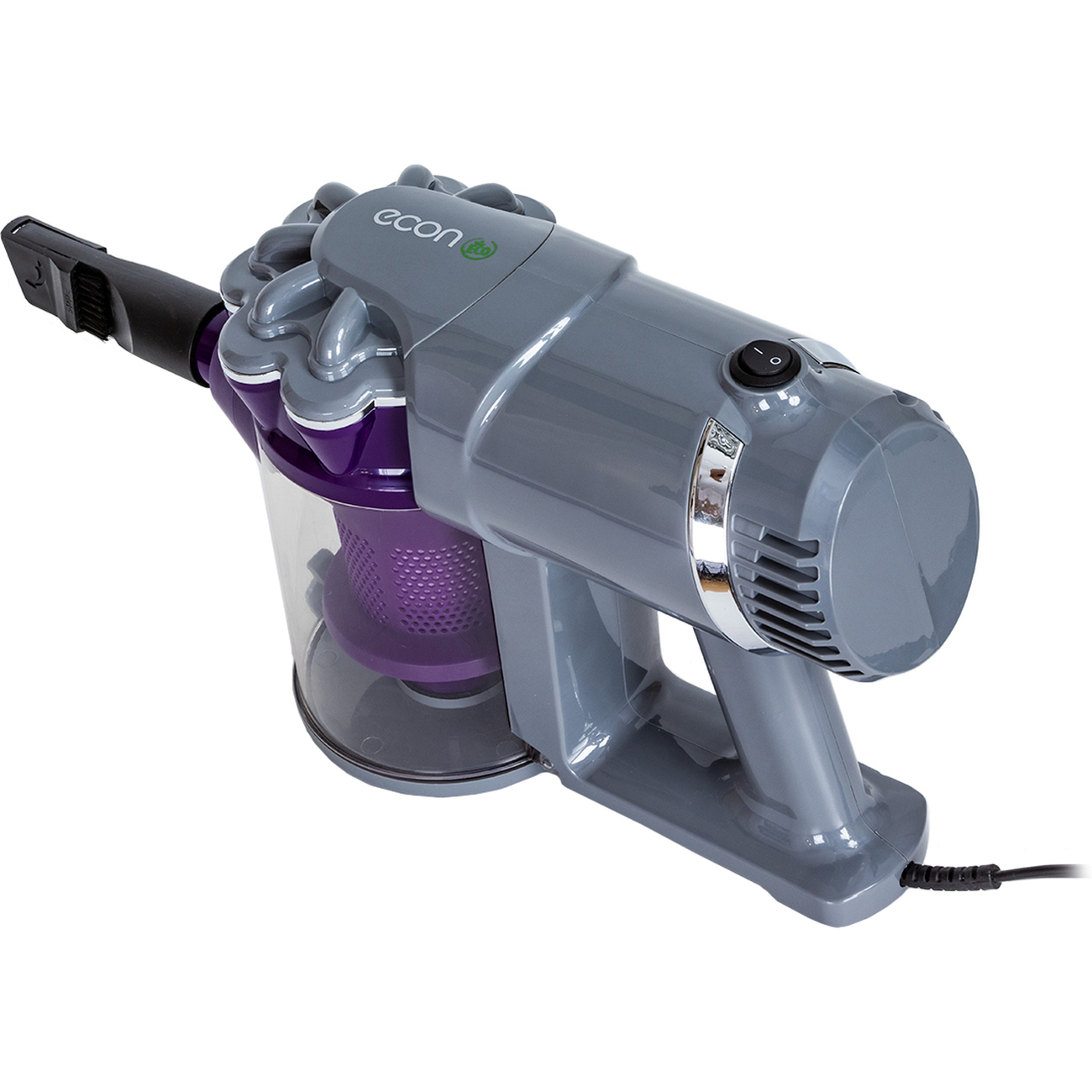 Пылесос ручной (handstick) Econ ECO-1252VC серый с фиолетовым