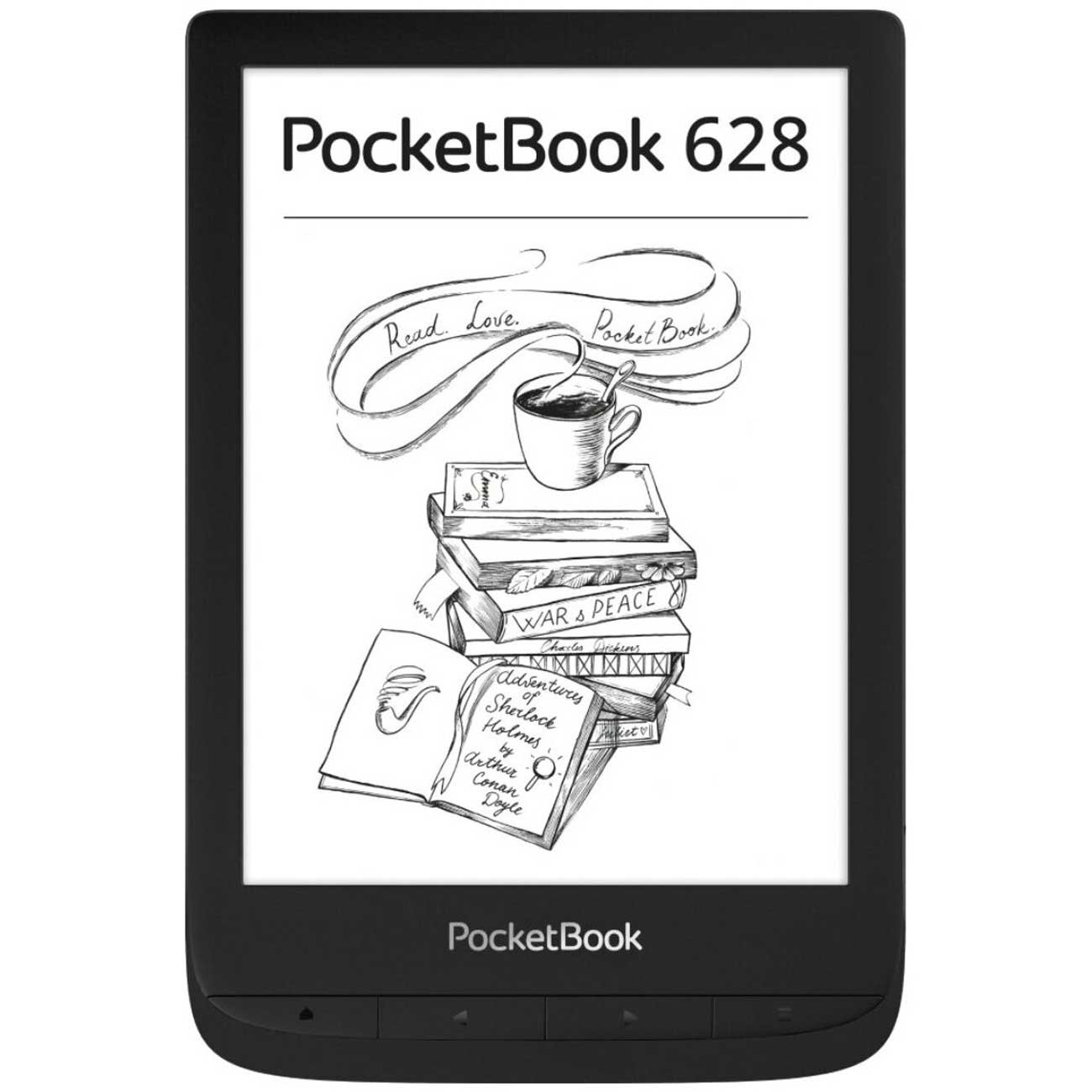 Электронная книга PocketBook 628 Ink Black (PB628-P-CIS)