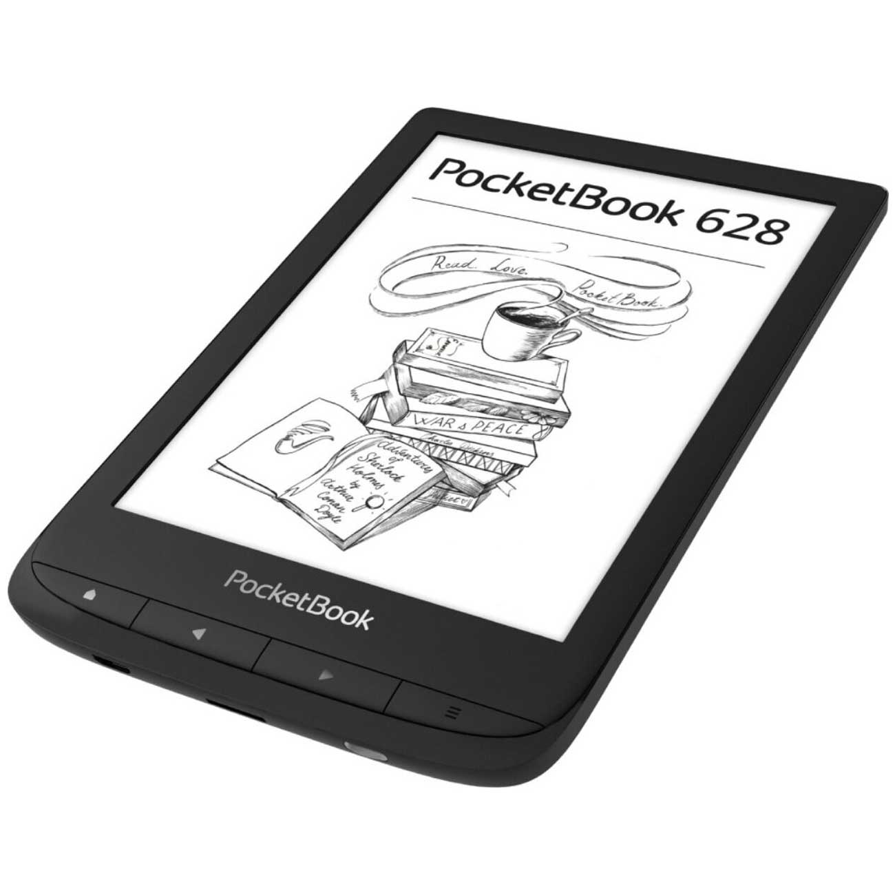 Электронная книга PocketBook 628 Ink Black (PB628-P-CIS)