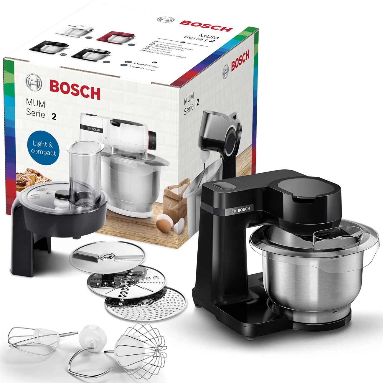 Кухонная машина Bosch MUMS2EB01 черная