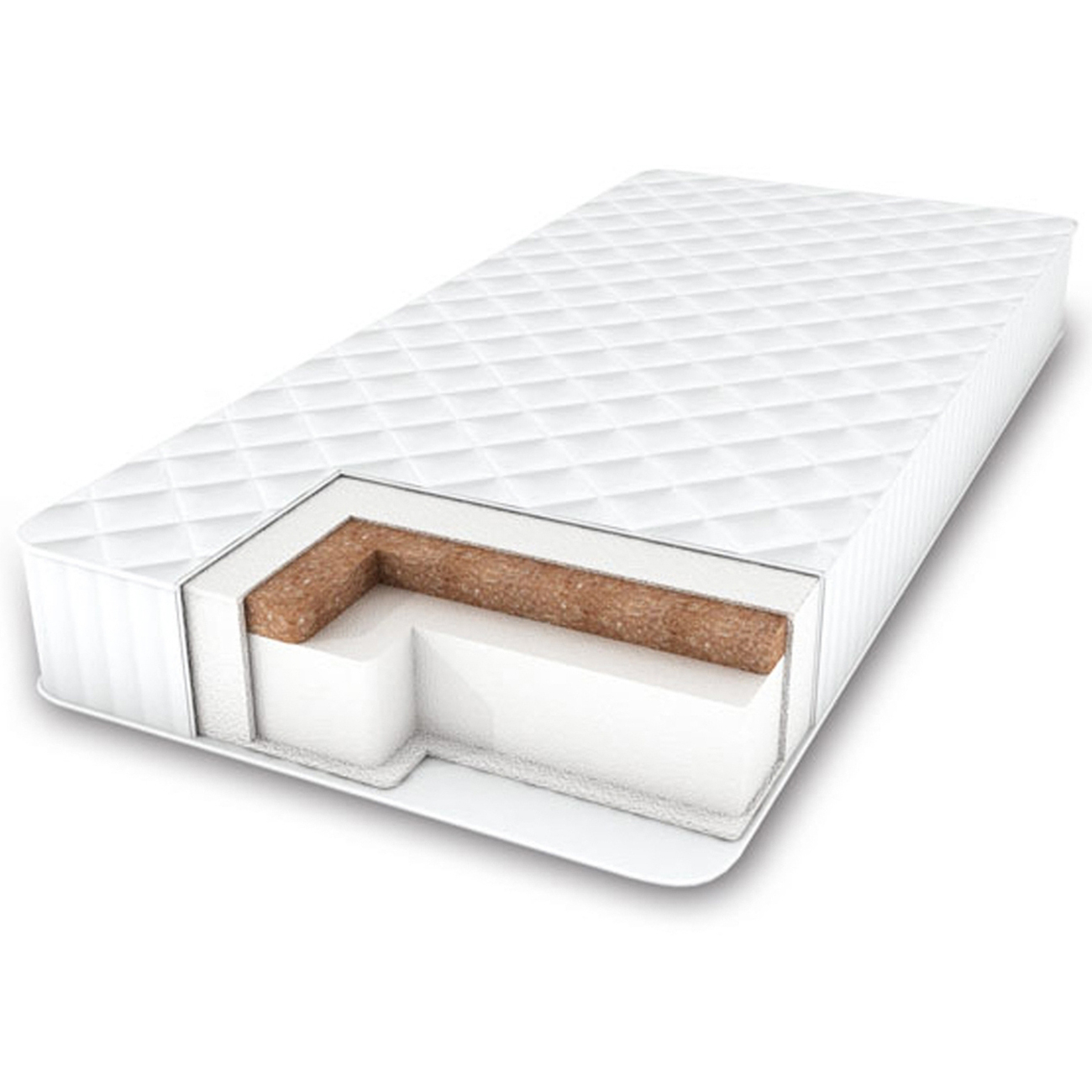 Матрас беспружинный детский Amarobaby Comfort Plus 1190х590х120 мм