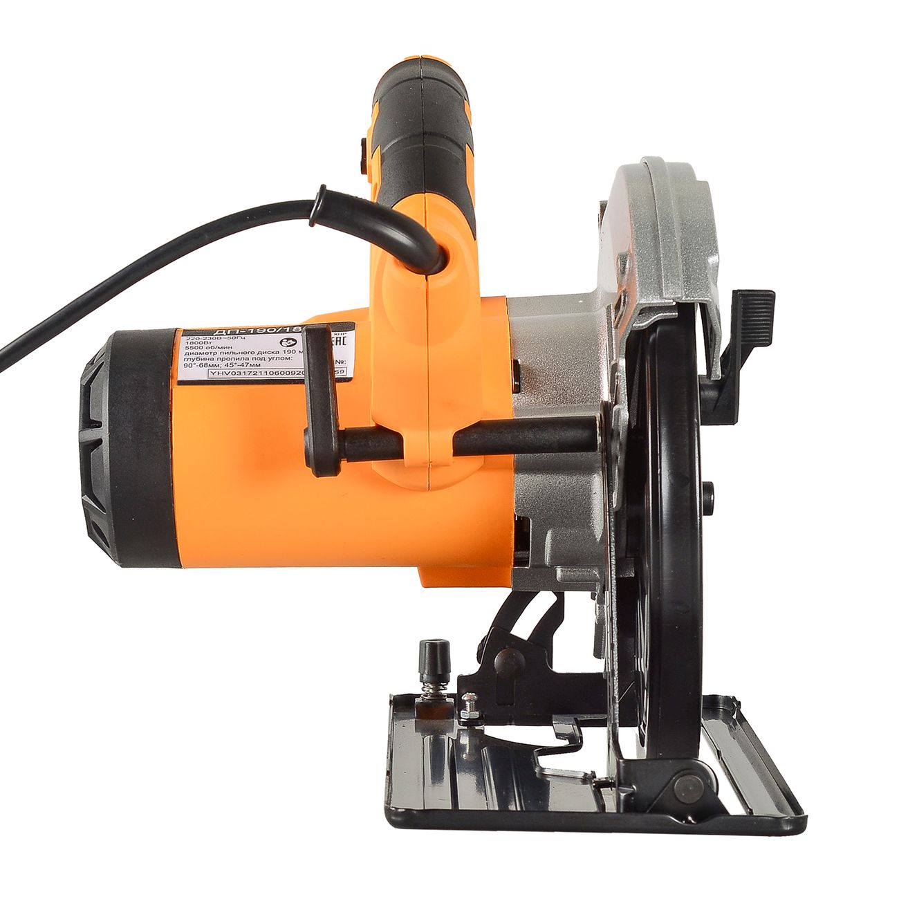 Электропила циркулярная Вихрь ДП-190/1800 (72/11/6)