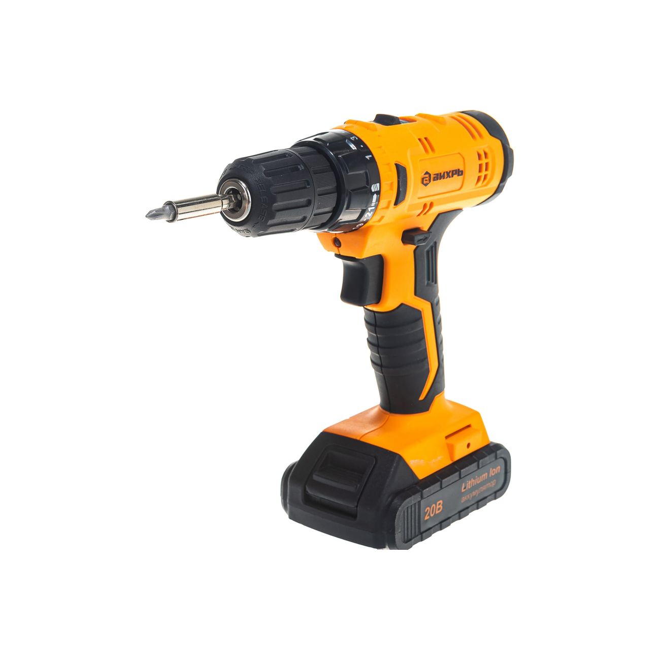 Шуруповерт аккумуляторный Вихрь ДА-20Л-2К (72/14/21)