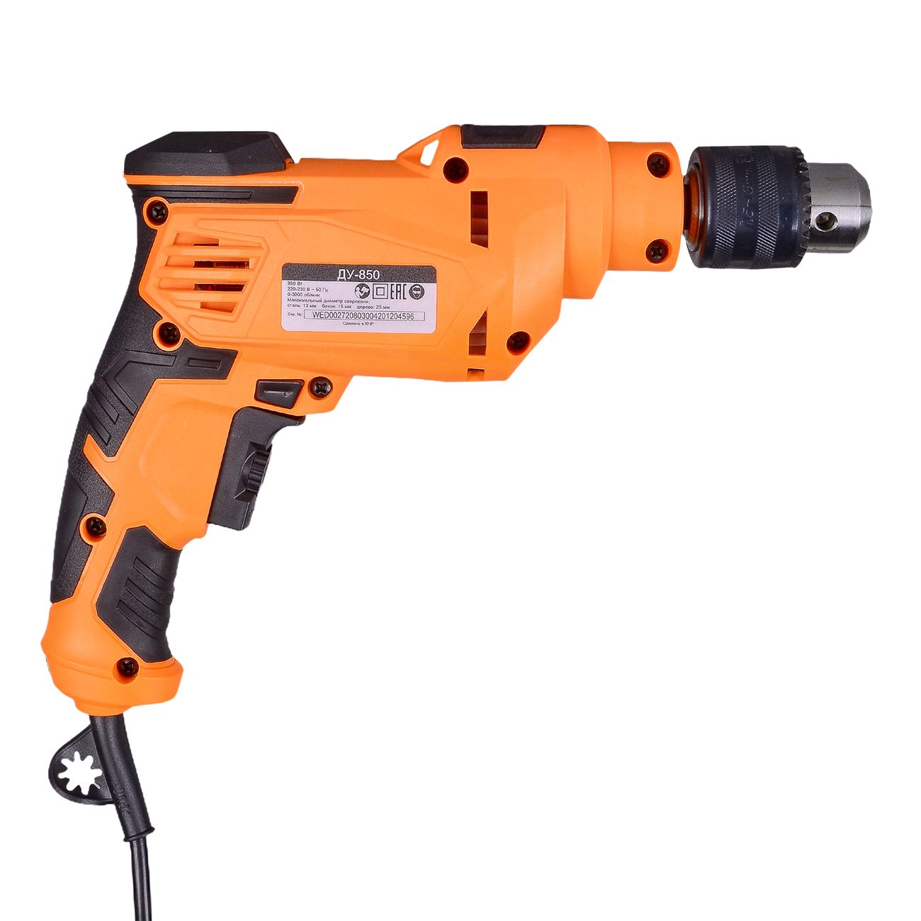Дрель ударная Вихрь ДУ-850 (72/8/3)