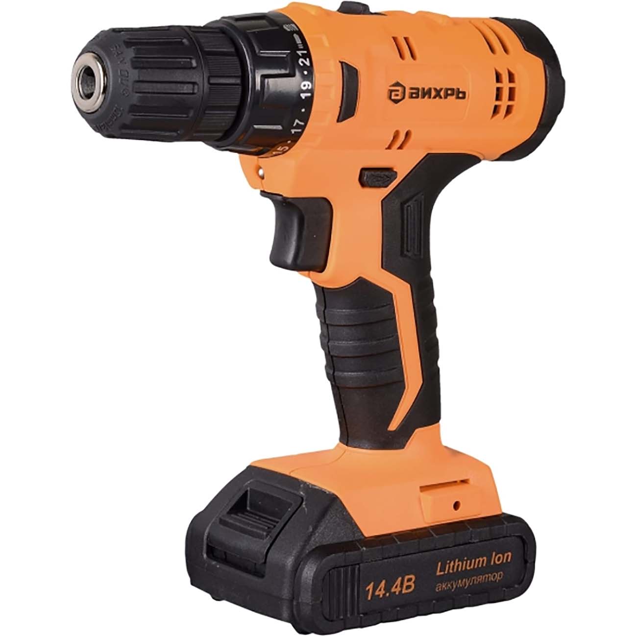 Шуруповерт аккумуляторный Вихрь ДА-14,4Л-2