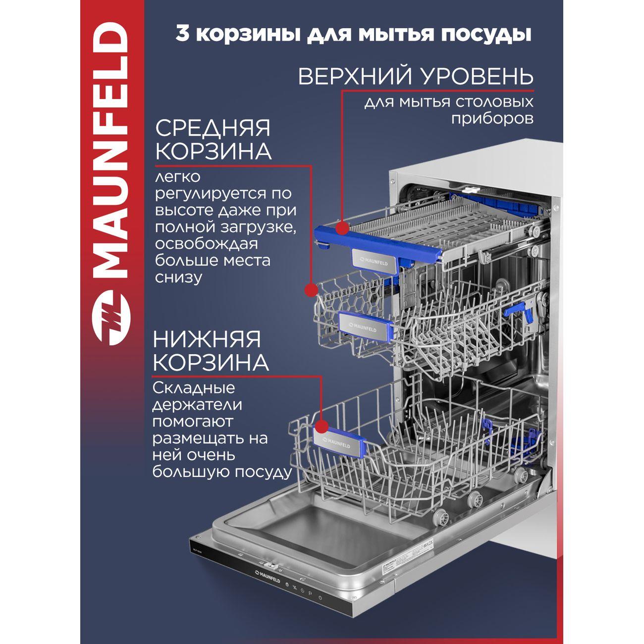 Встраиваемая посудомоечная машина Maunfeld MLP-08IM