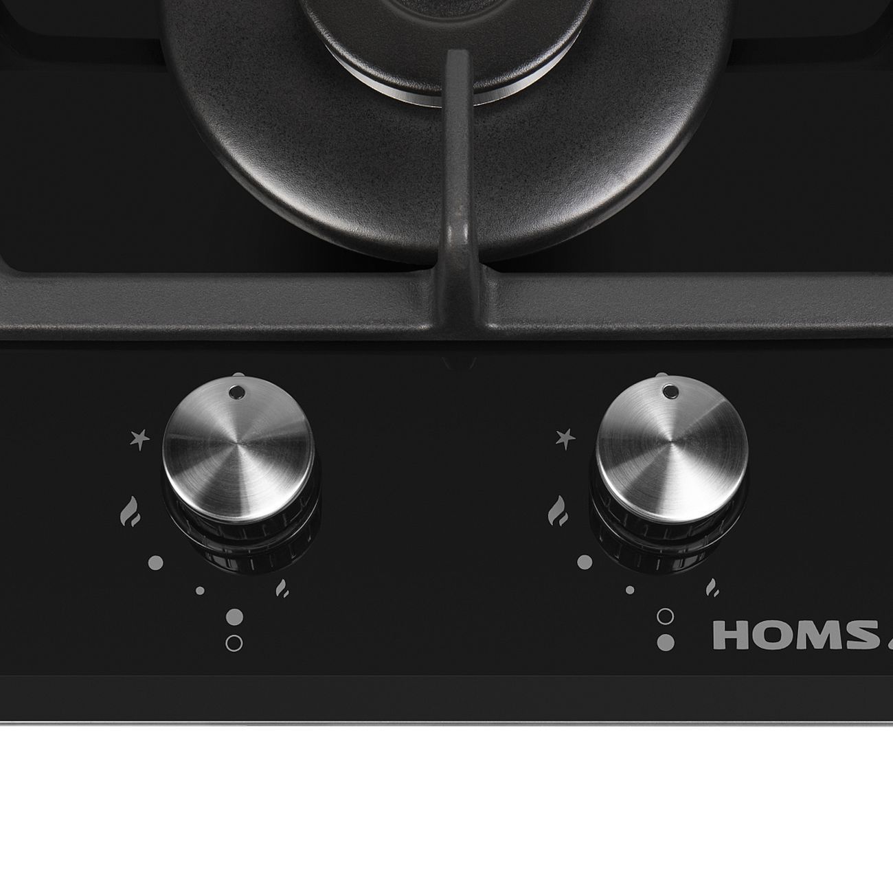 Встраиваемая газовая панель независимая HOMSAir HGG323GCBK