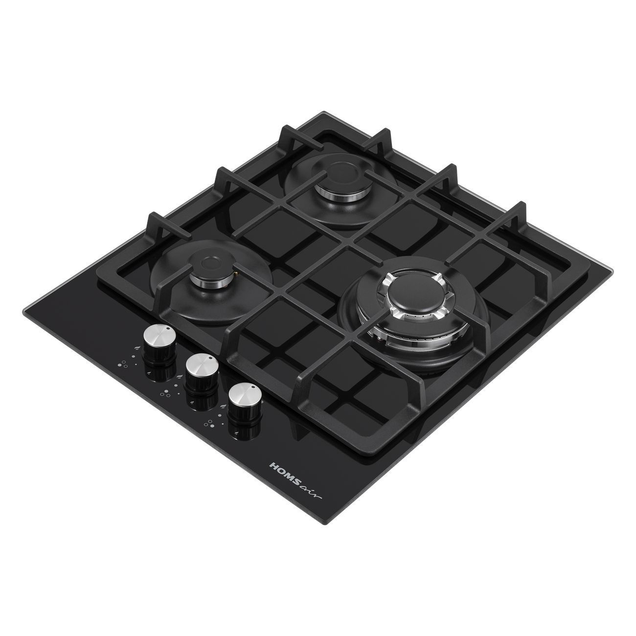 Встраиваемая газовая панель независимая HOMSAir HGG433TGCBK