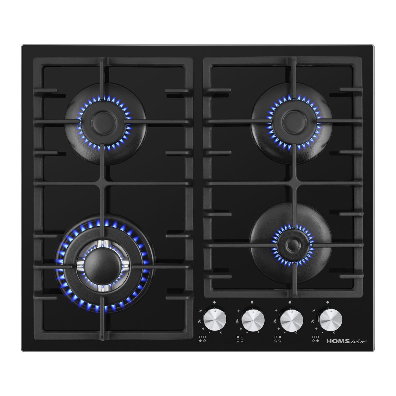 Встраиваемая газовая панель независимая HOMSAir HGG646BK