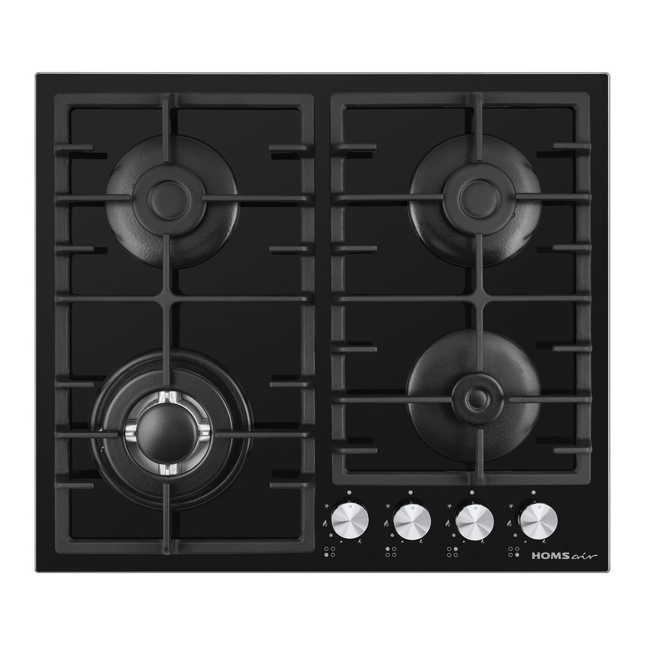 Встраиваемая газовая панель независимая HOMSAir HGG646BK
