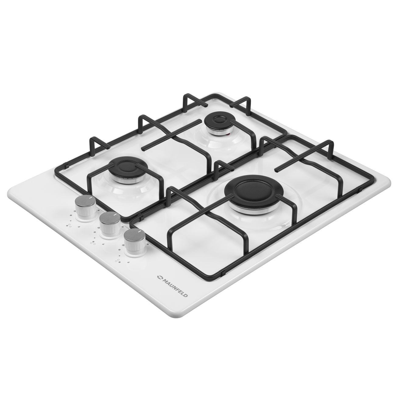 Встраиваемая газовая панель независимая Maunfeld EGHE.43.3STS-EW