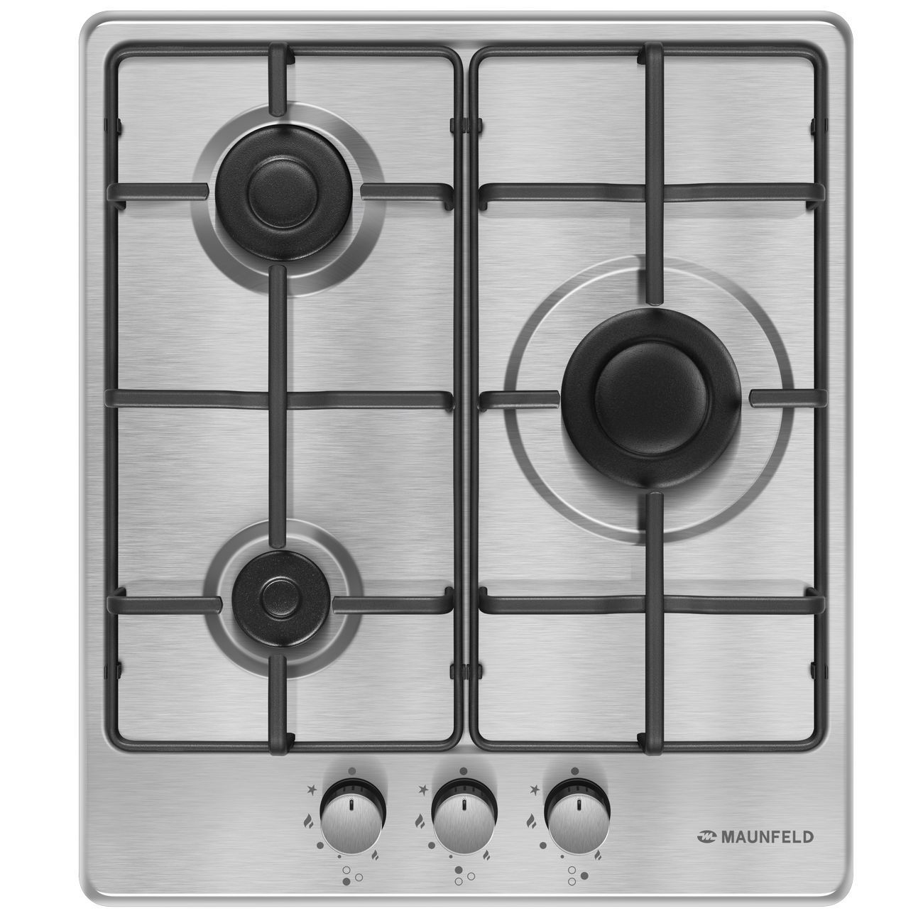 Встраиваемая газовая панель независимая Maunfeld EGHS.43.3STS-ES