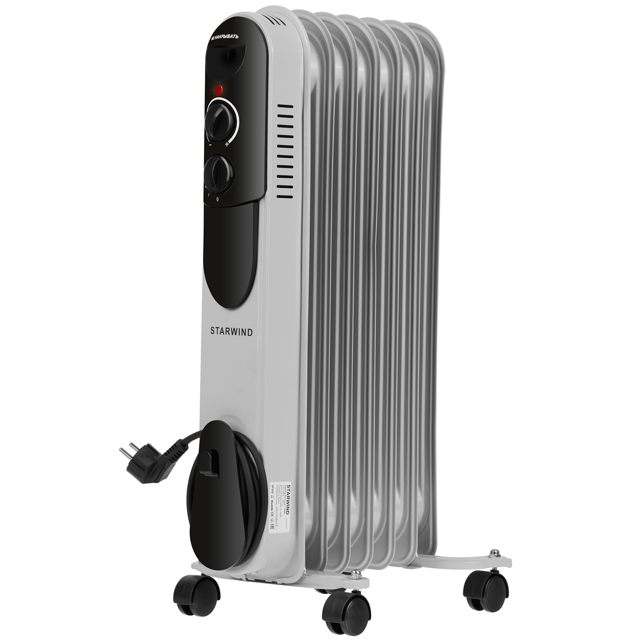 Радиатор масляный Starwind SHV3001 серый фото