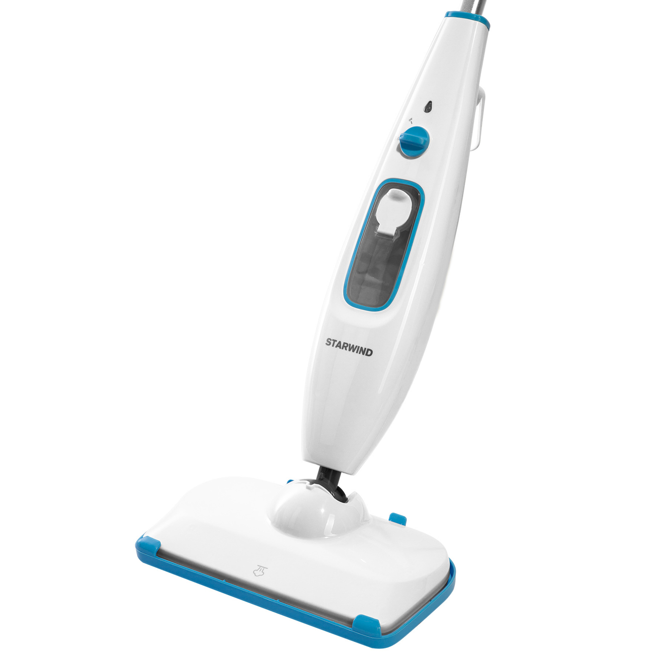 Паровой очиститель Starwind SSM5333 1300Вт белый/голубой