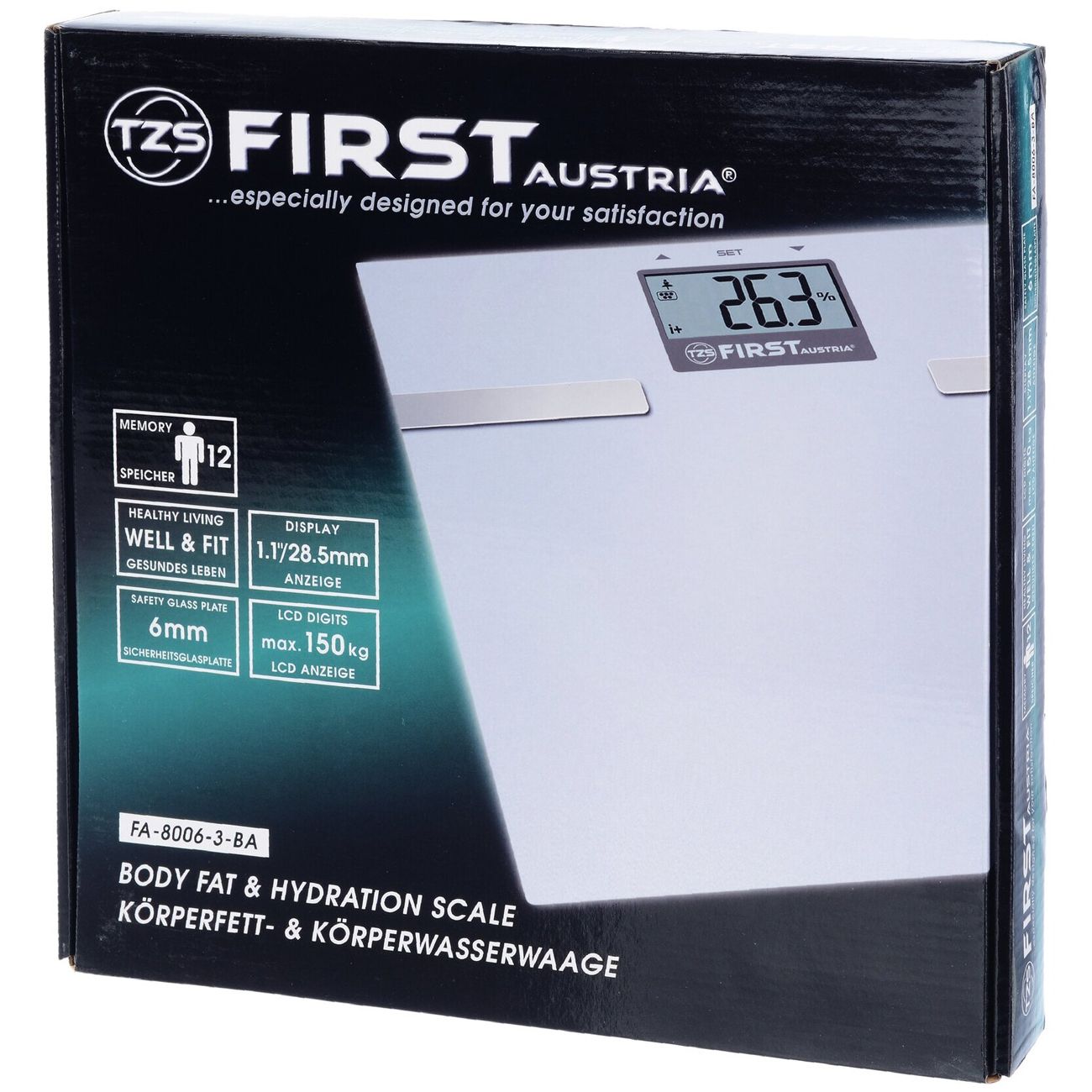 Весы напольные FIRST 8006-3-BA