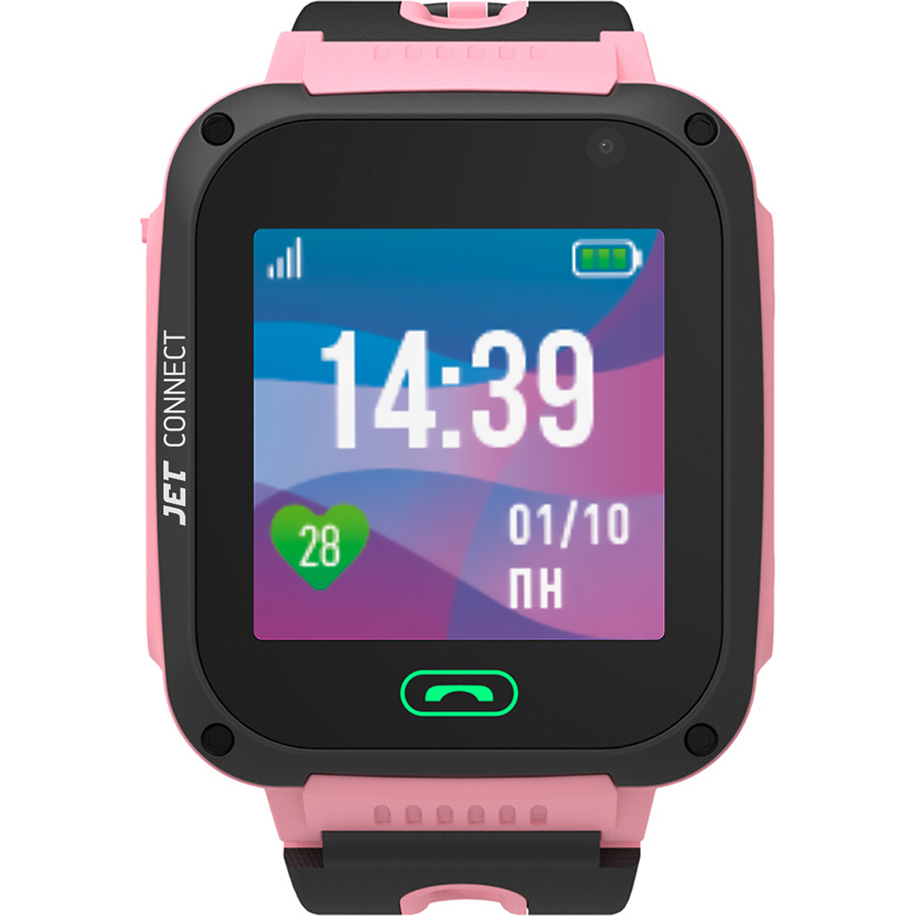 Часы с GPS трекером Jet KID CONNECT розовый