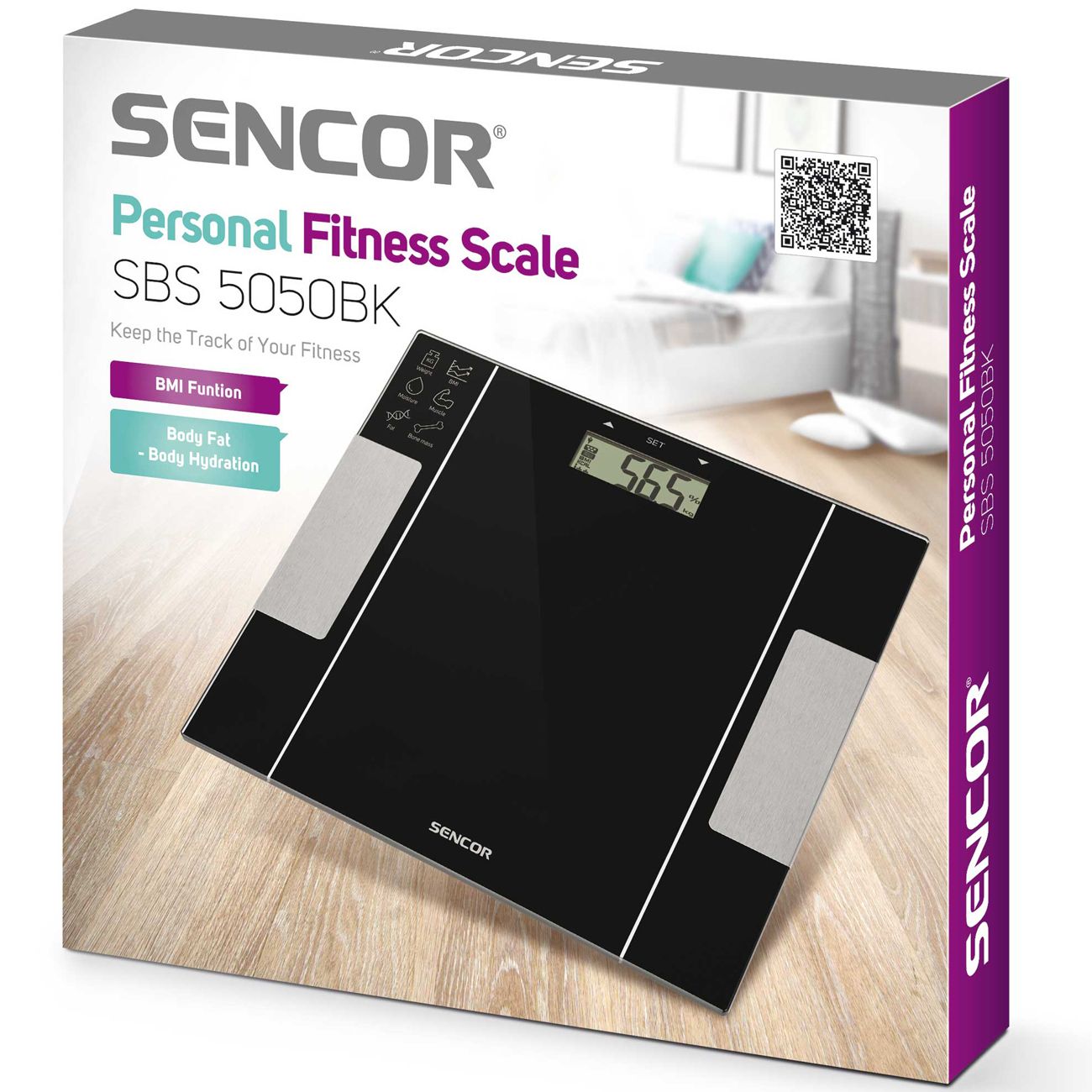 Весы напольные Sencor SBS 5050BK