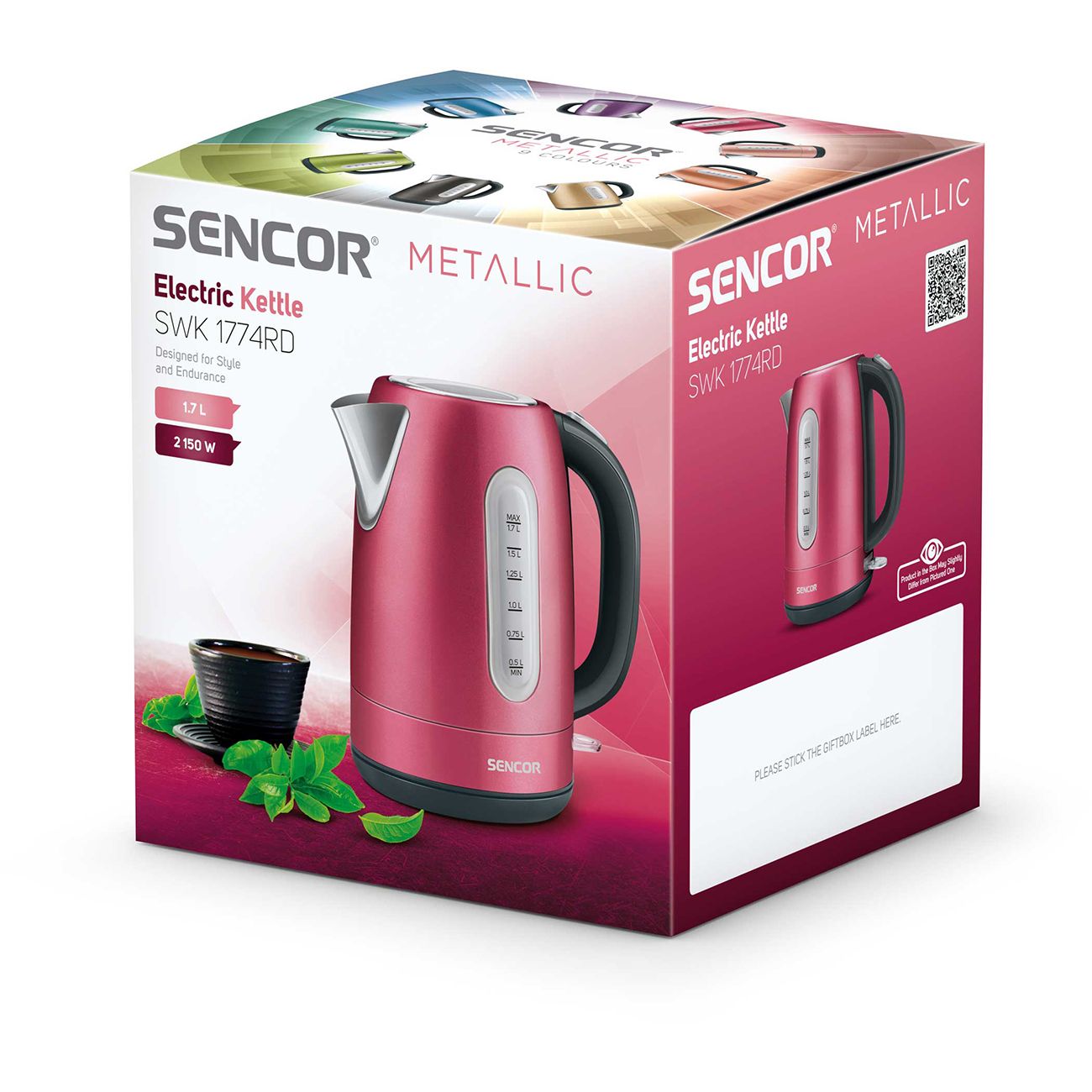 Электрочайник Sencor SWK 1774RD