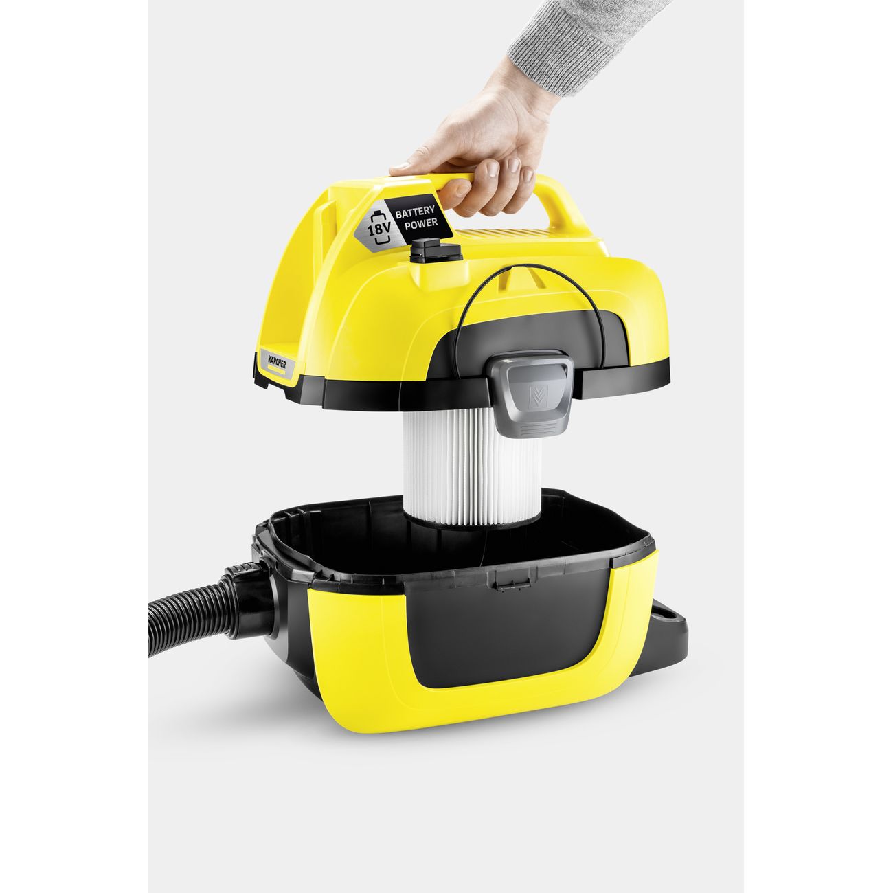 Пылесос аккумуляторный Karcher WD 1 Compact Battery
