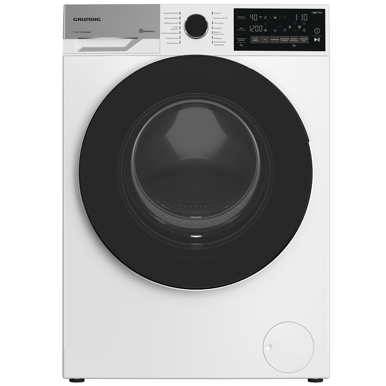 Стиральная машина узкая Grundig GW7 P77H21 W фото