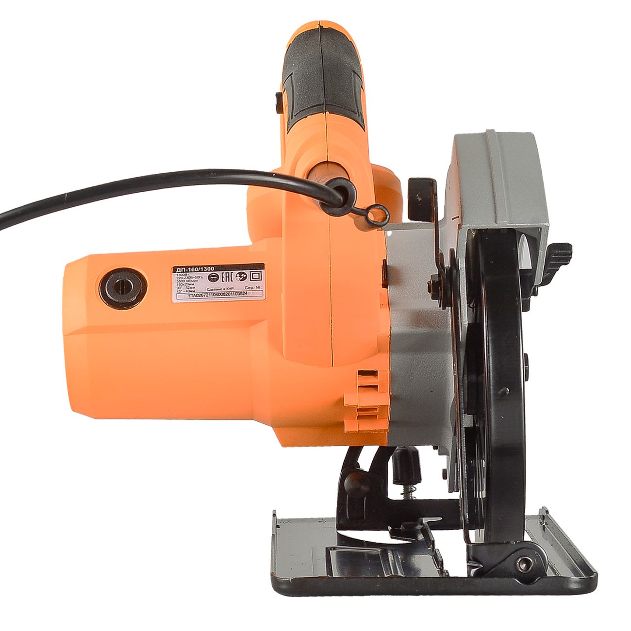 Электропила циркулярная Вихрь ДП-160/1300 (72/11/4)