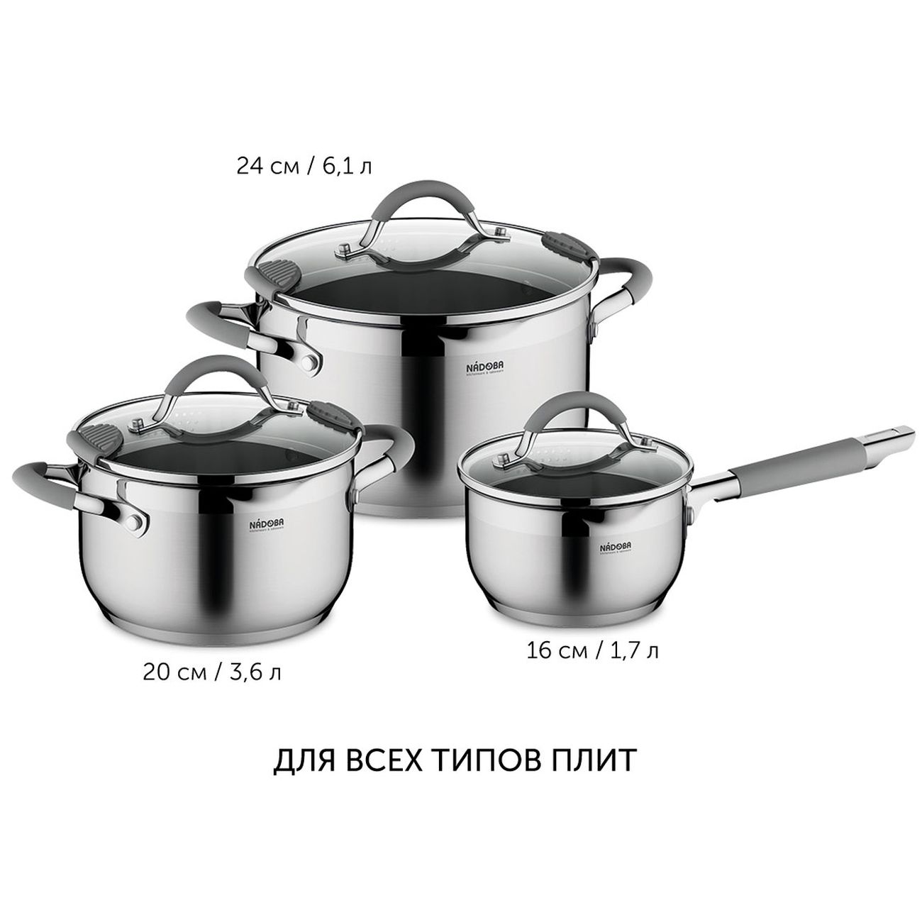 Набор кастрюль Nadoba NITA