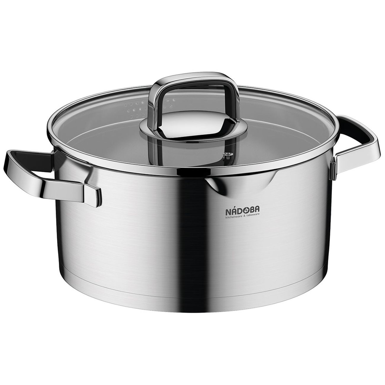 Кастрюля Nadoba Dona 24см/5,8л, с крышкой (726111)