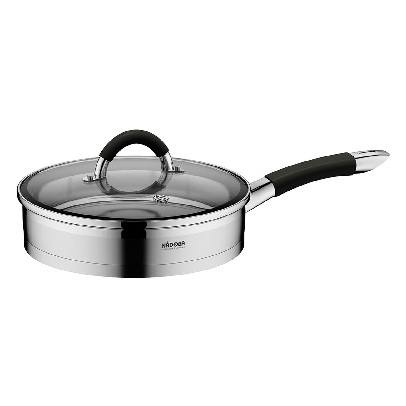 Сковорода НЖС с крышкой 24см Nadoba Olina