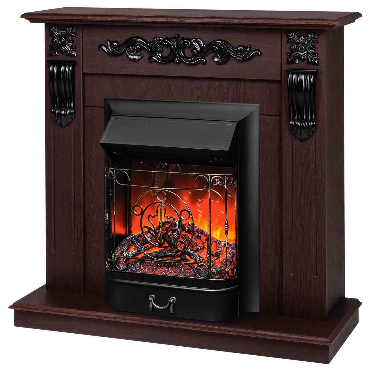 Электрокамин RealFlame Dominica STD/EUG DN + Majestic BL