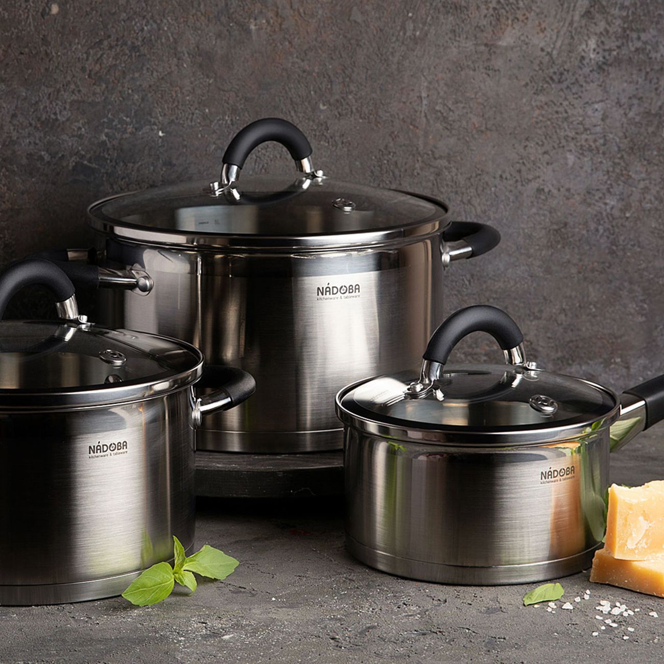 Набор кастрюль Nadoba Olina 4 предмета (726437)
