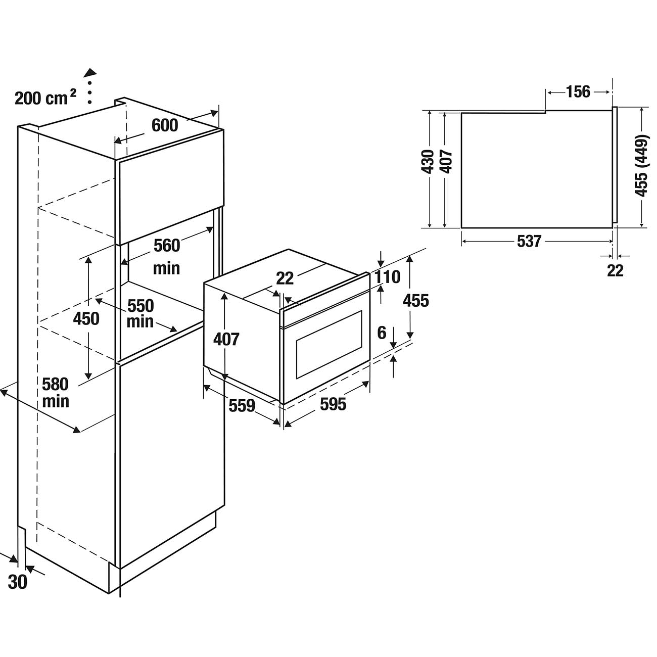 Компактный духовой шкаф Kuppersbusch CBP 6550.0 W1