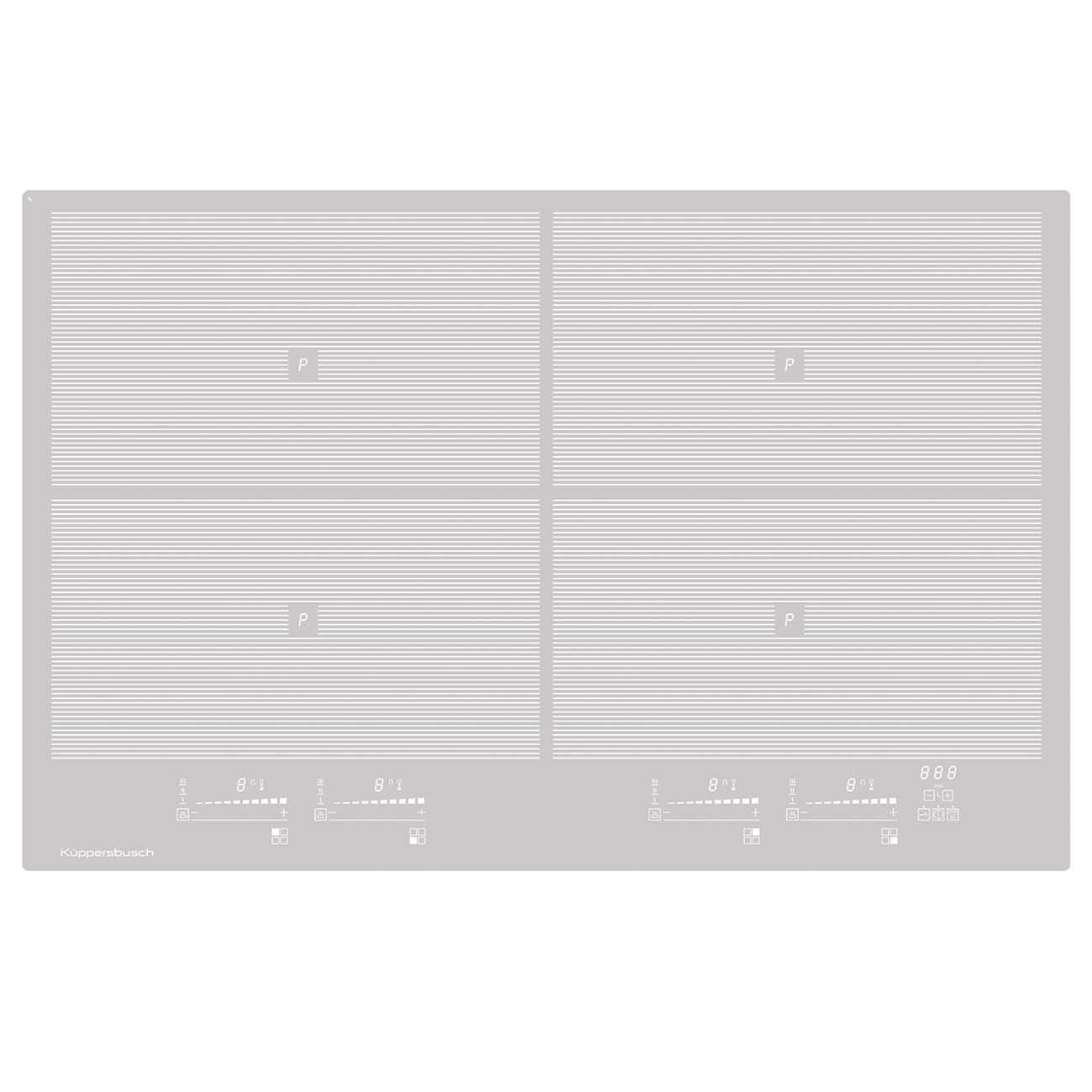 Встраиваемая индукционная панель независимая Kuppersbusch KI 8800.0 GR