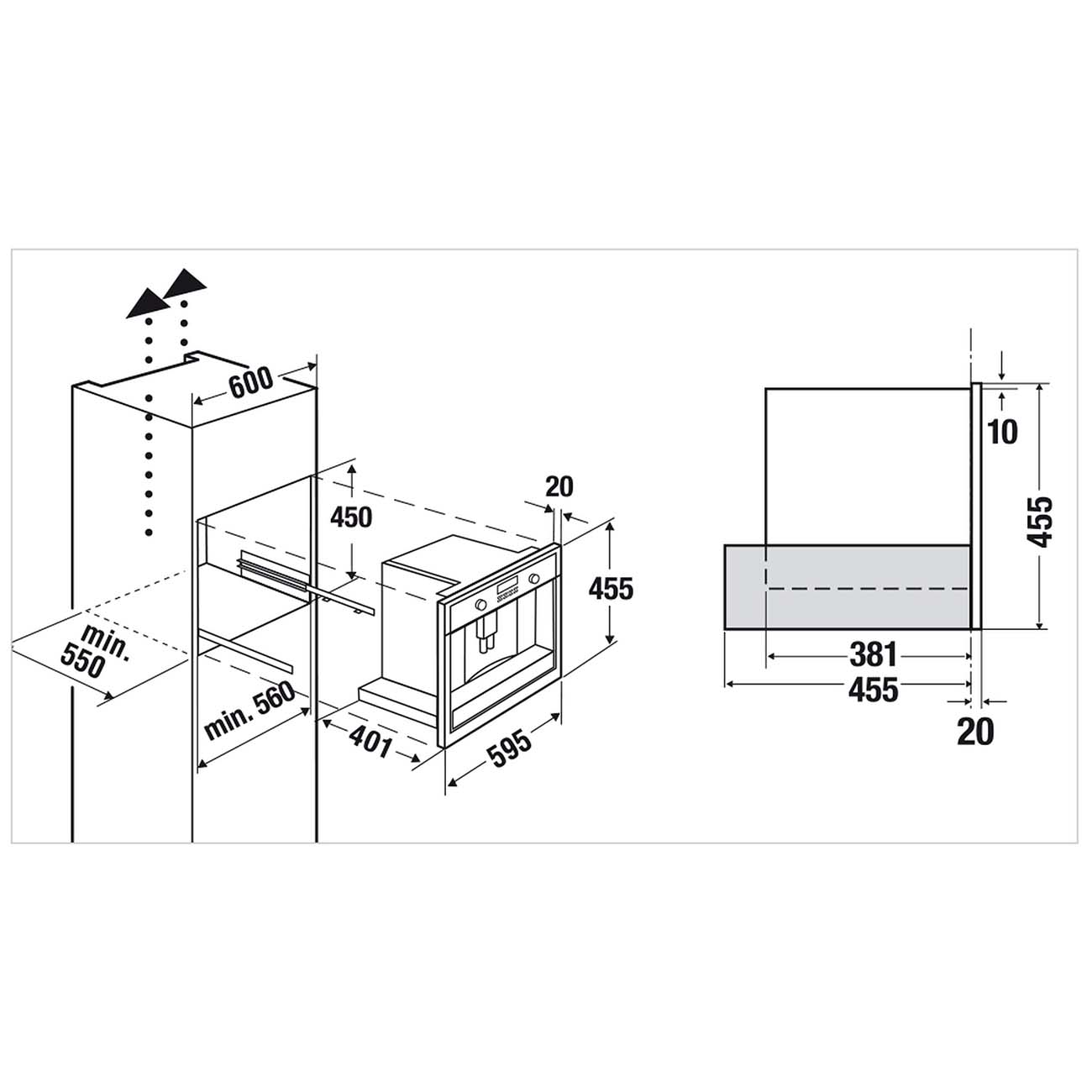Встраиваемая кофемашина Kuppersbusch CKV 6550.0 W9 Shade of Grey