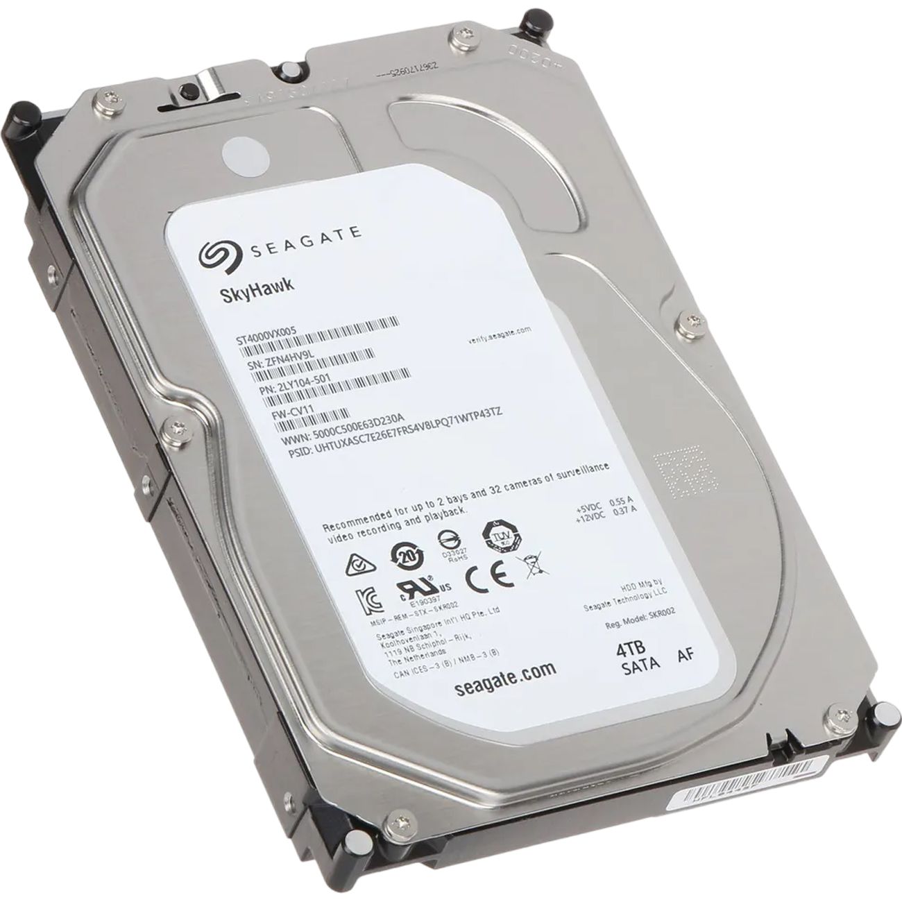 Внутренний HDD диск Seagate 4TB SkyHawk (ST4000VX005) фото