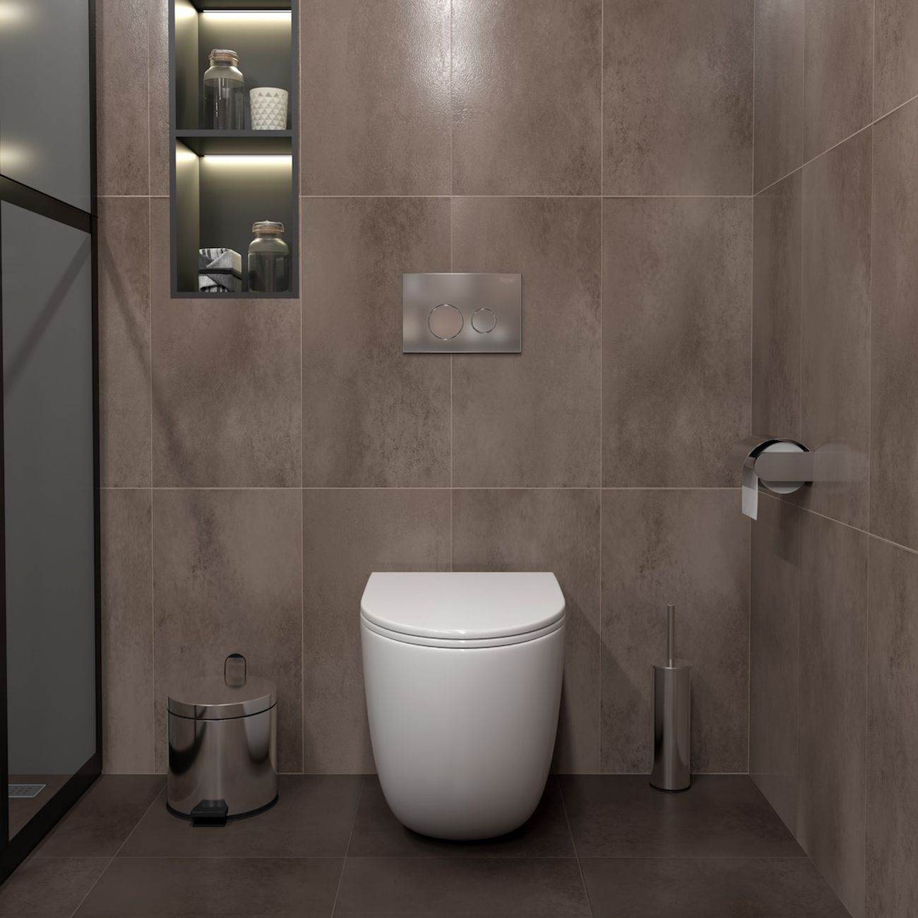 Унитаз Teymi T70012 + T70102CH + T40104