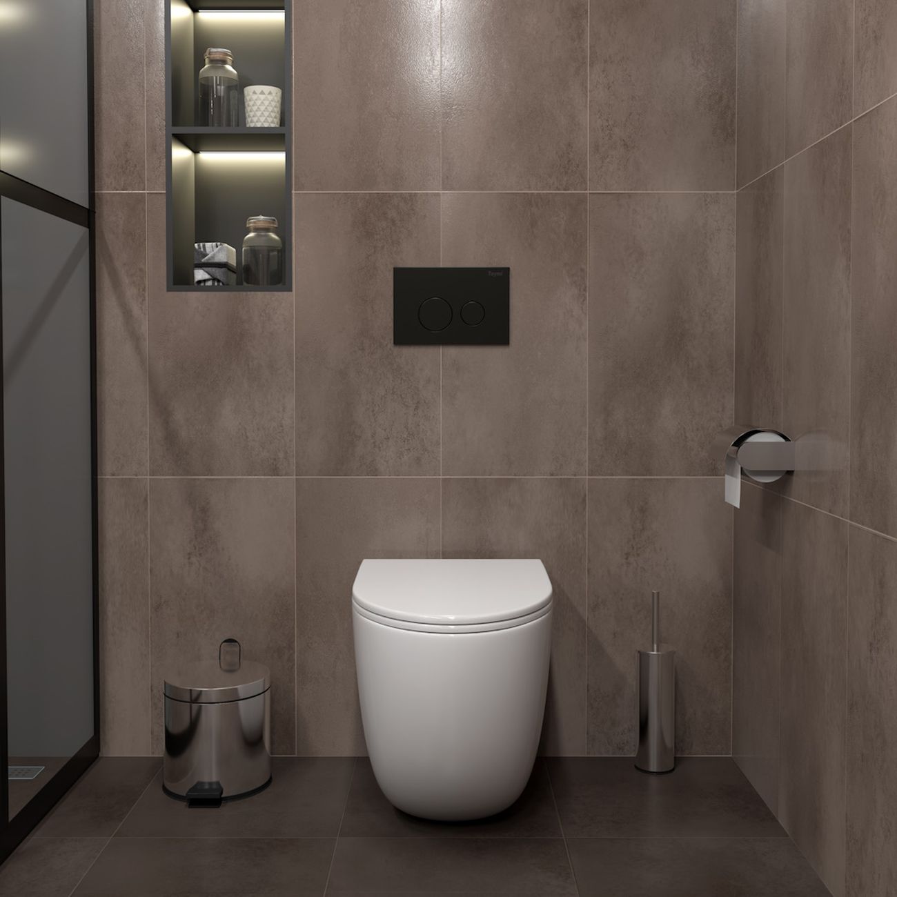 Унитаз Teymi T70012 + T70702BM + T40104