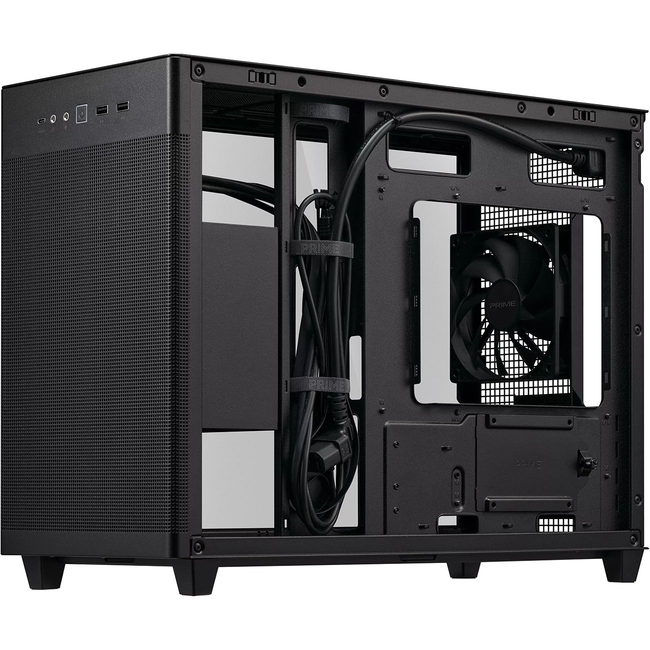 Корпус для компьютера ASUS Prime AP201 Black MiniTower (90DC00G0-B39010)