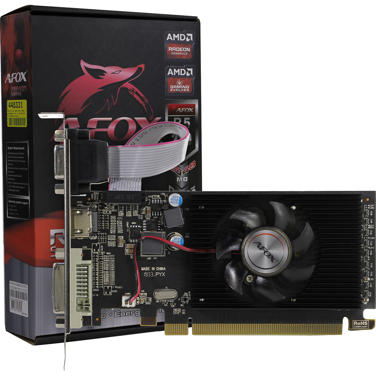 Видеокарта AFOX R5 230 2GB (AFR5230-2048D3L5)