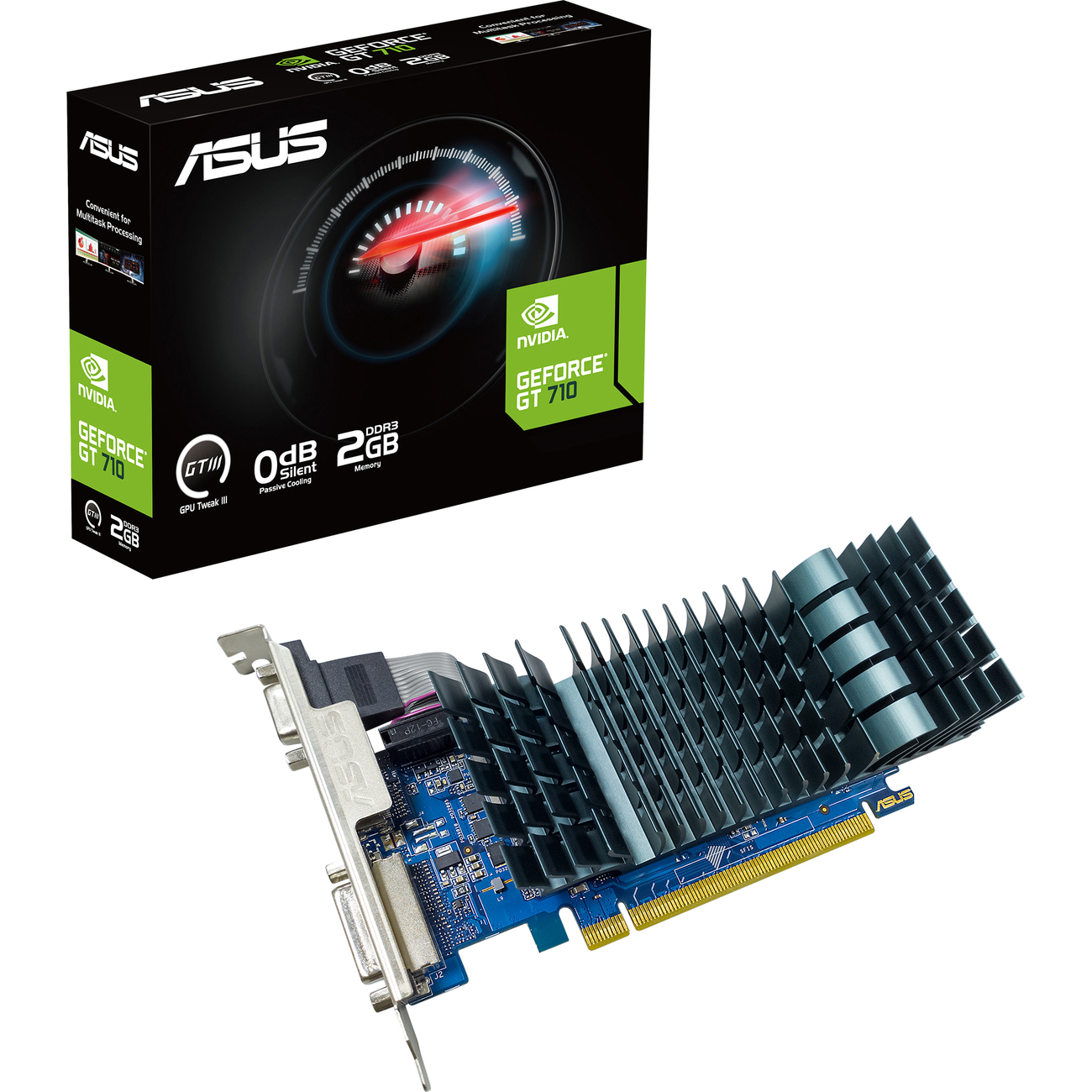 Видеокарта ASUS GT710-SL-2GD3-BRK-EVO