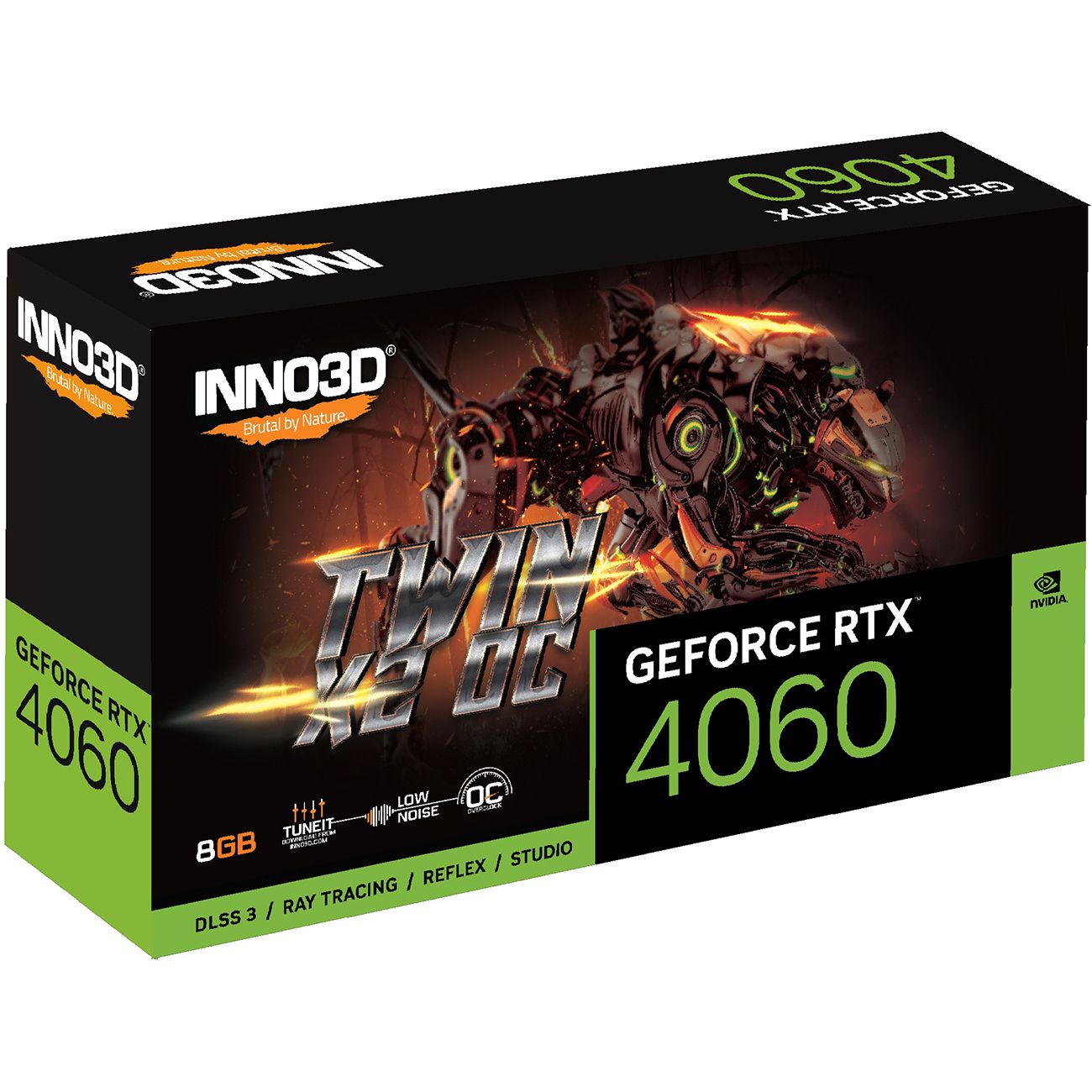 Видеокарта INNO3D RTX4060 8GB (N40602-08D6X-173051N)