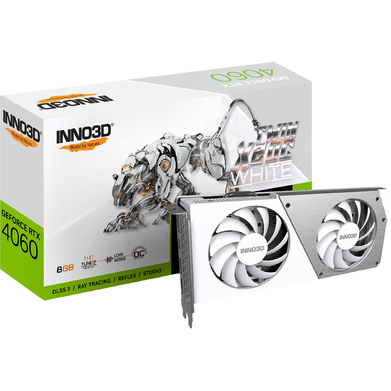 Видеокарта INNO3D RTX4060 8GB (N40602-08D6X-173051W)