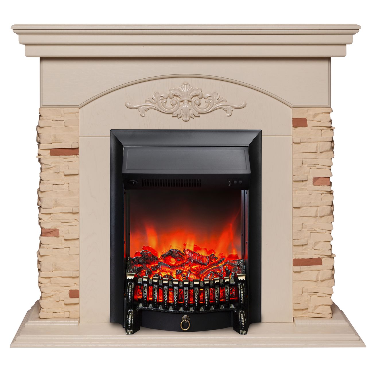 Камин электрический RealFlame Neapolis STD/EUG WT+FOBOS-S BL